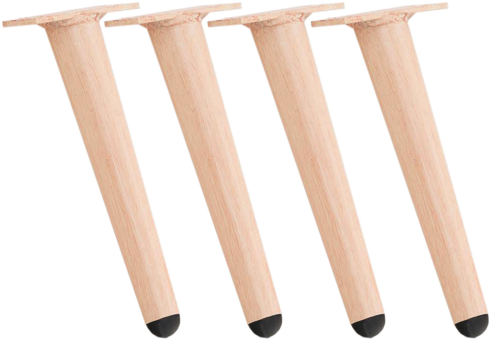 4 baldinių kojelių rinkinys 21 cm