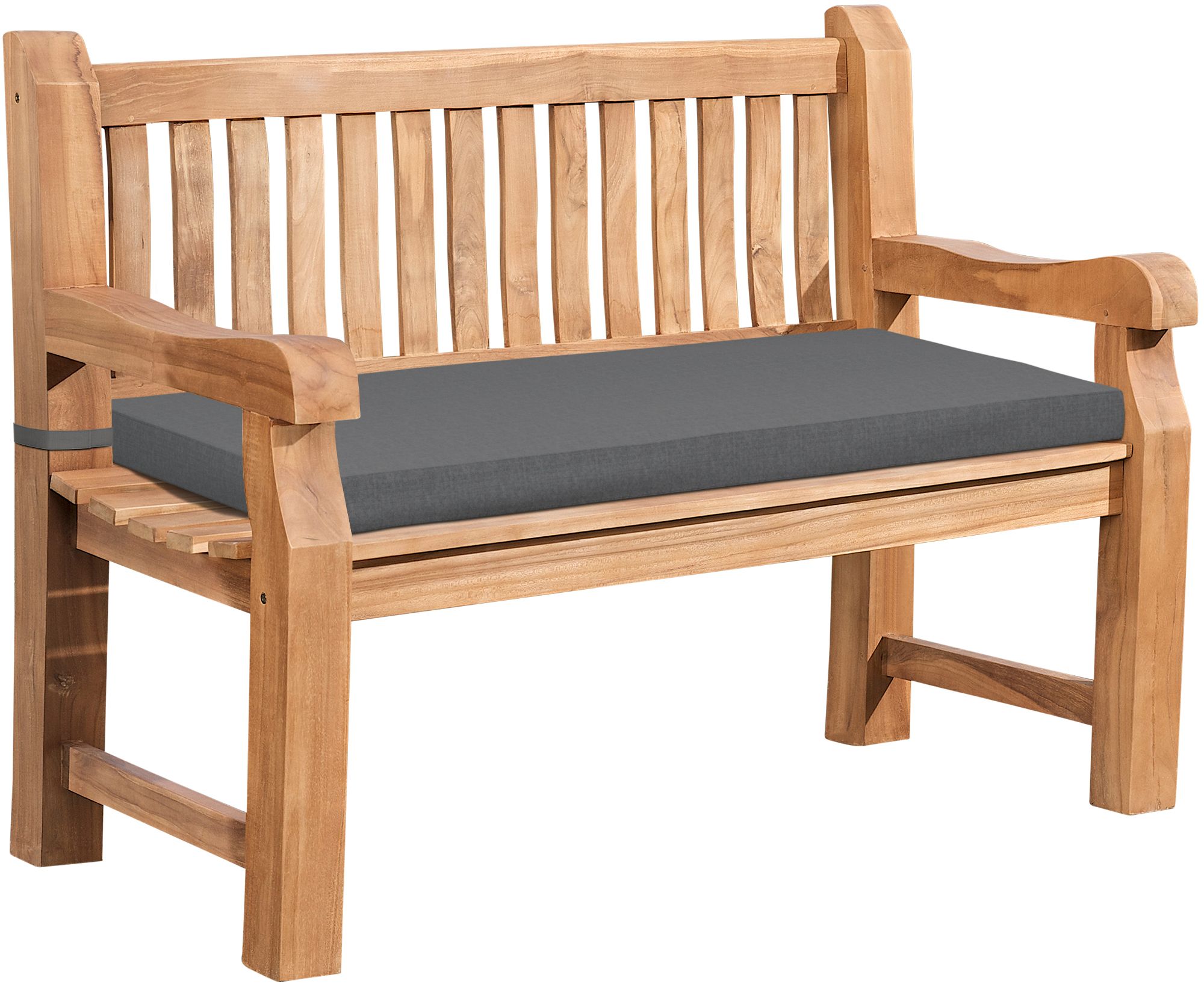 Tikmedžio suolas "Jackson" su sėdynės pagalvėle 150 cm + tikmedis