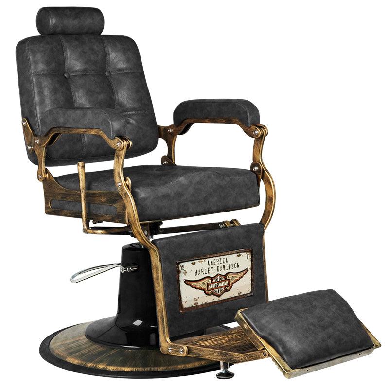 GABBIANO barberio kėdė BOSS HD OLD, juoda