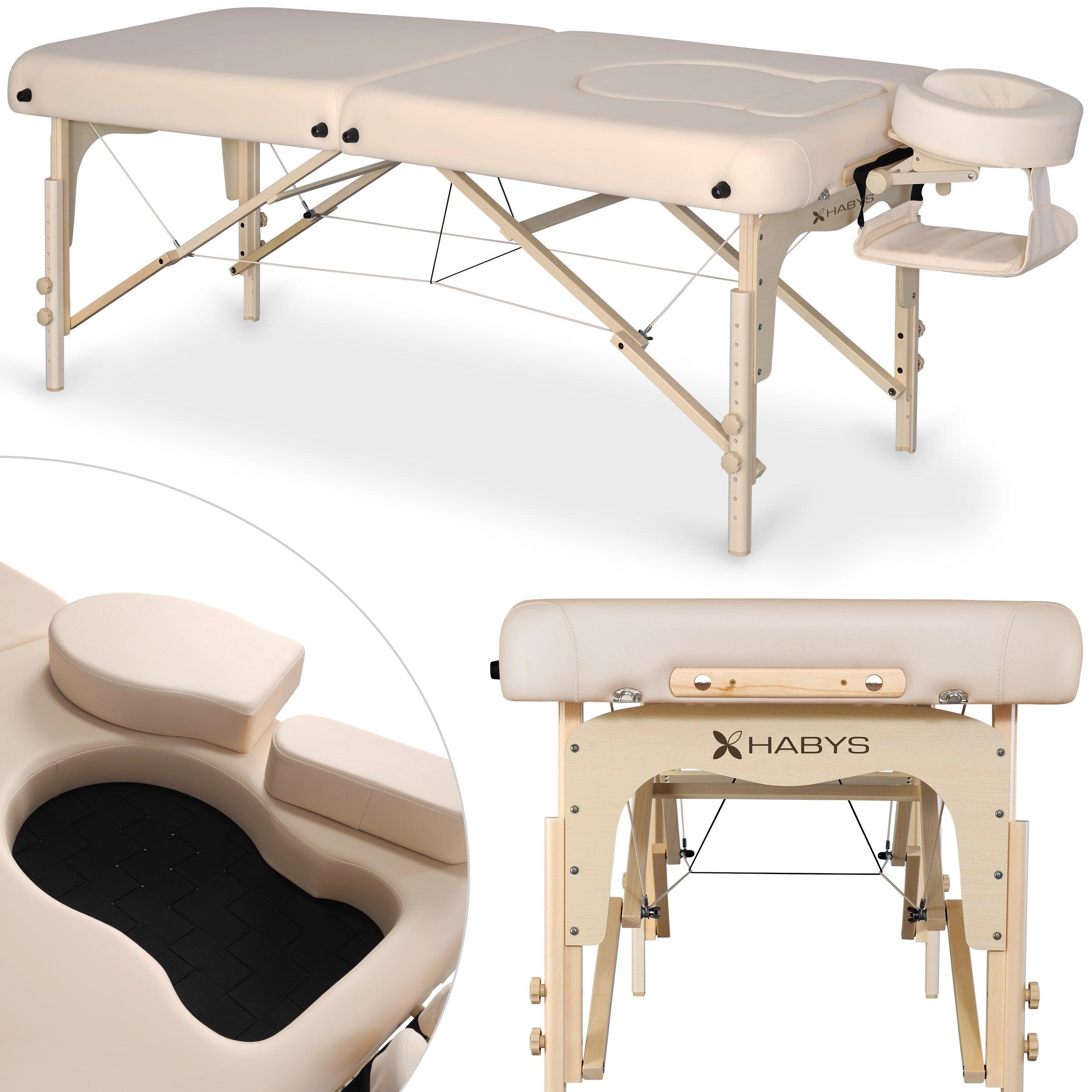 Masažo stalas nėščiosioms OLIVIA SOFT TOUCH K653, rausvos spalvos