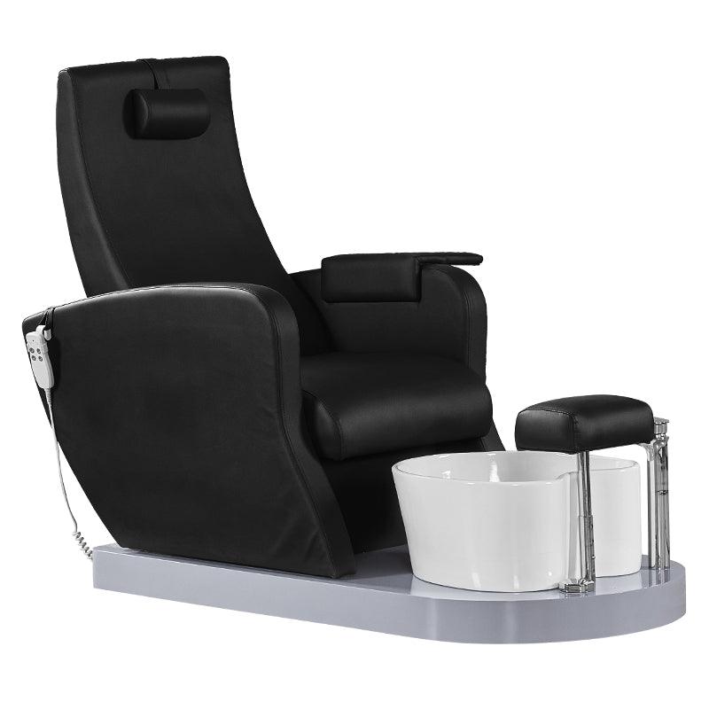 SPA kėdė pedikiūrui AZZURRO 016, juoda