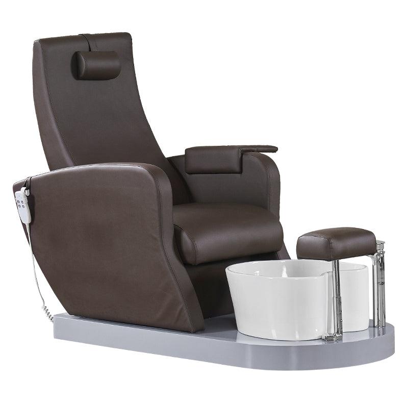 SPA kėdė pedikiūrui AZZURRO 016, ruda