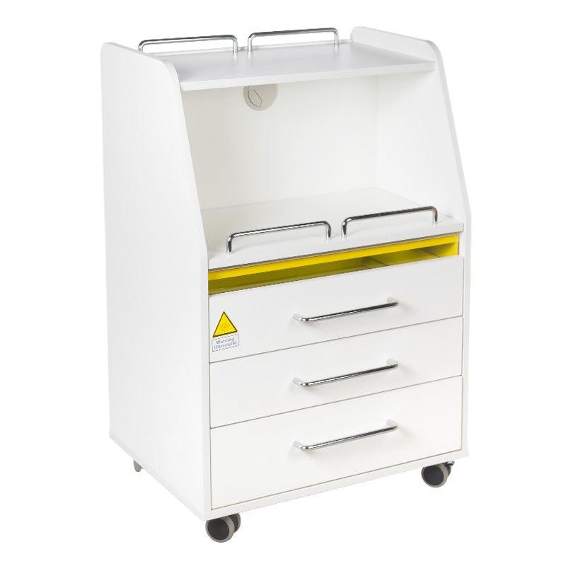 Kosmetologinis vežimėlis su UV sterilizatoriumi BD-T601, baltas