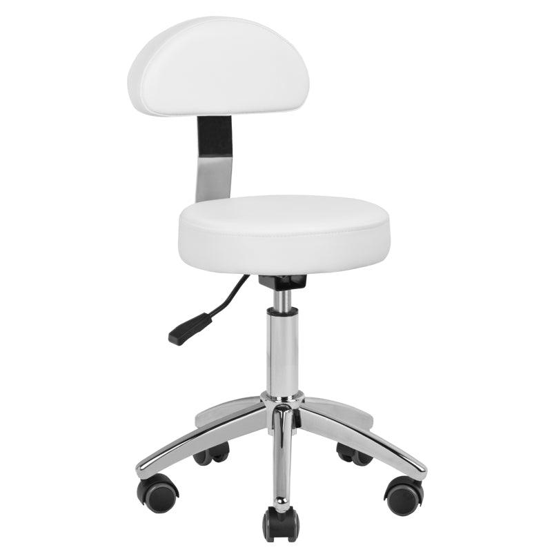 Meistro kėdė pedikiūrui 304P, balta