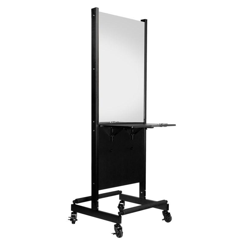 GABBIANO mobili dvipusė kirpyklos konsolė RA-006, juoda