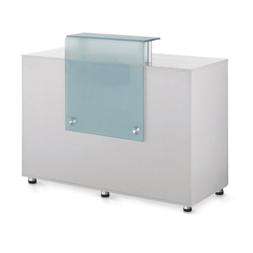 Registratūros stalas BD-3307, baltas