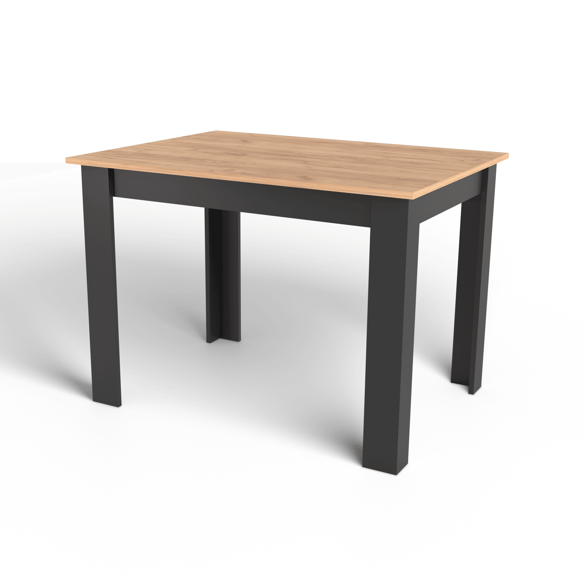 Stalas BLACK, 120x80 cm.