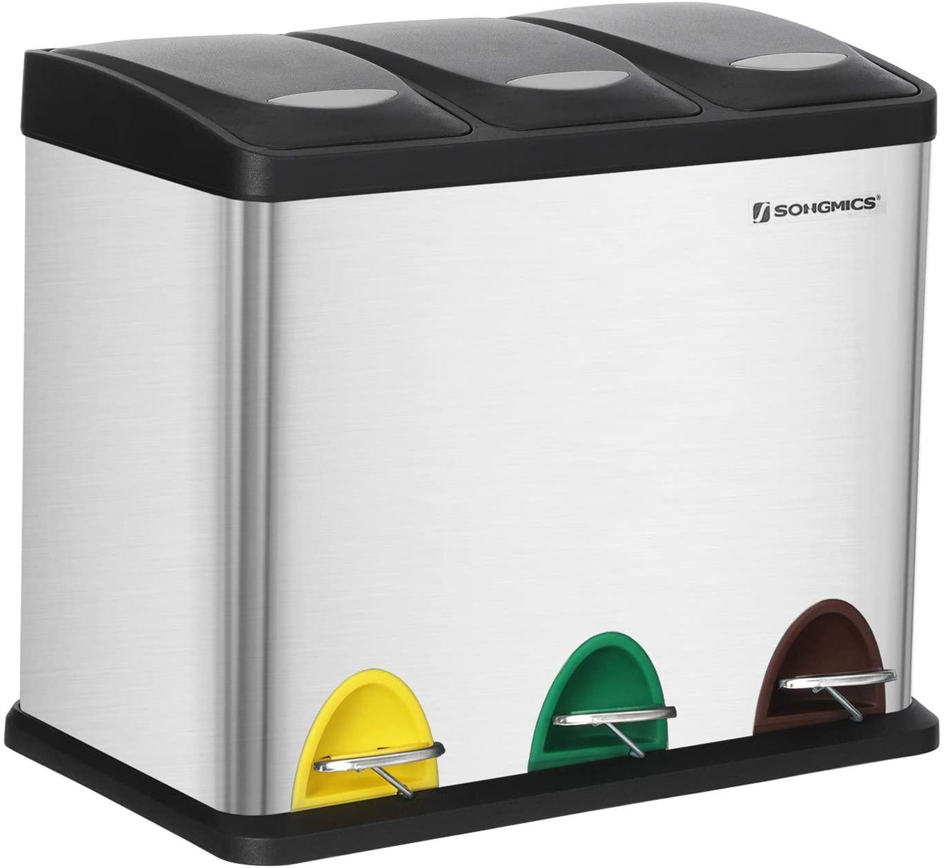 Šiukšlių dėžė 3 skyrių LTB24L, 3x8 L