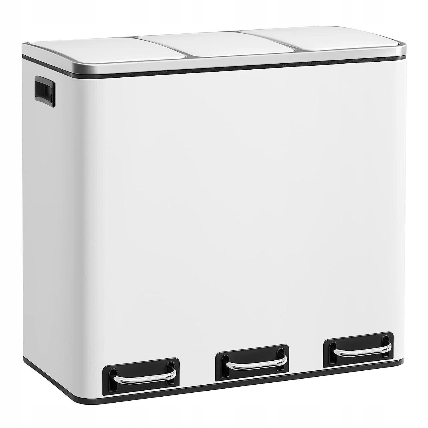 Šiukšlių dėžė 3 skyrių LTB54WT, 3x18 L