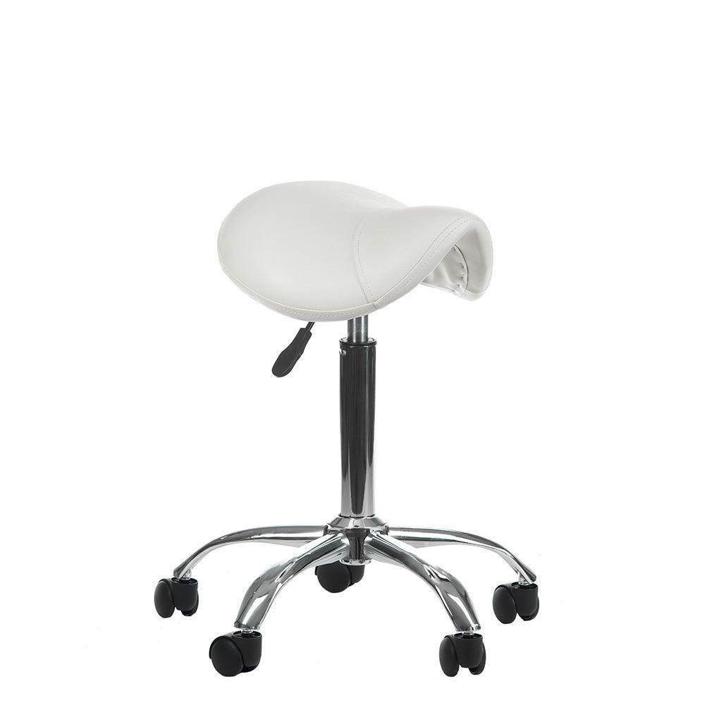 Meistro kėdė-balnas BD-9909, balta