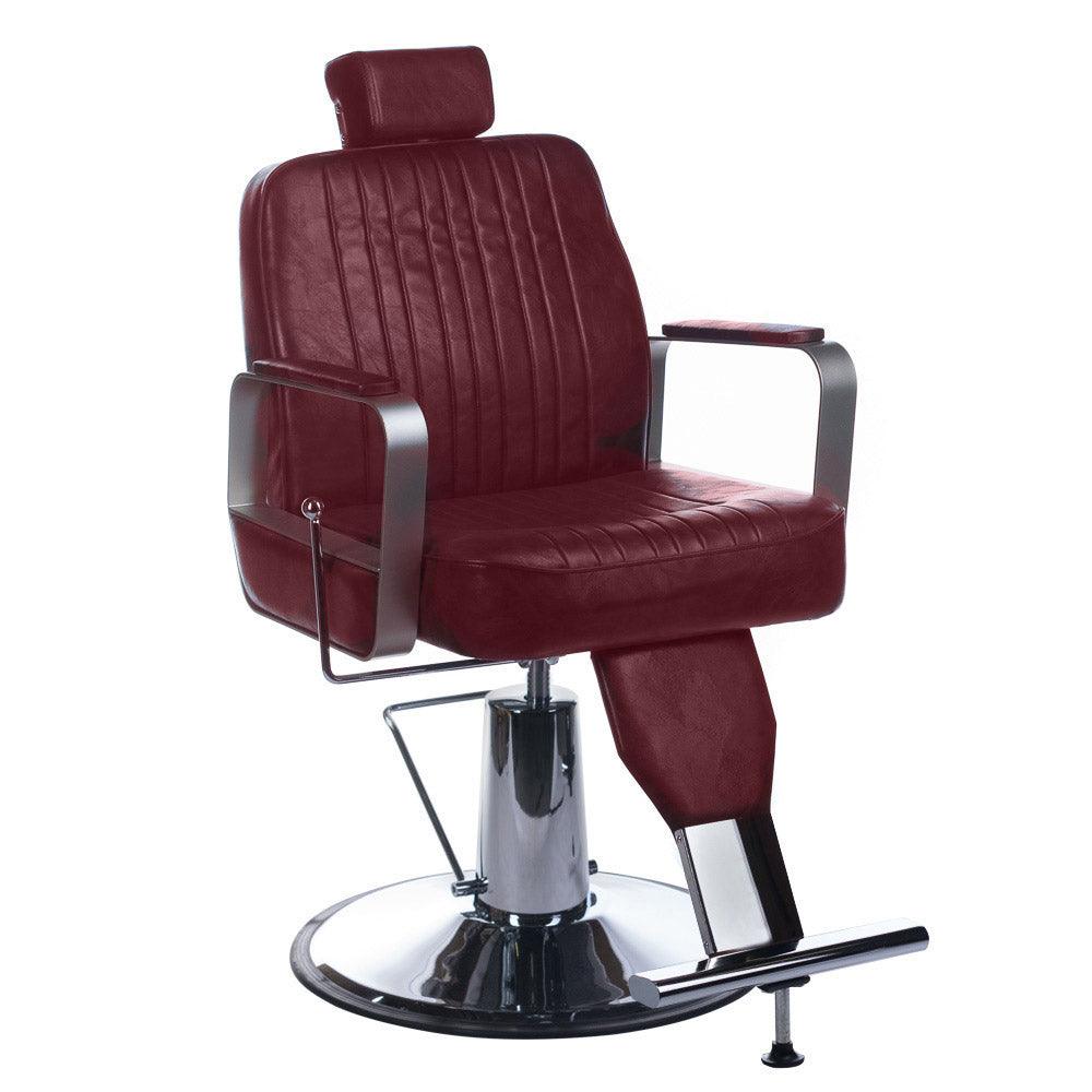 Barberio kėdė HOMER BH-31237, vyšninės spalvos