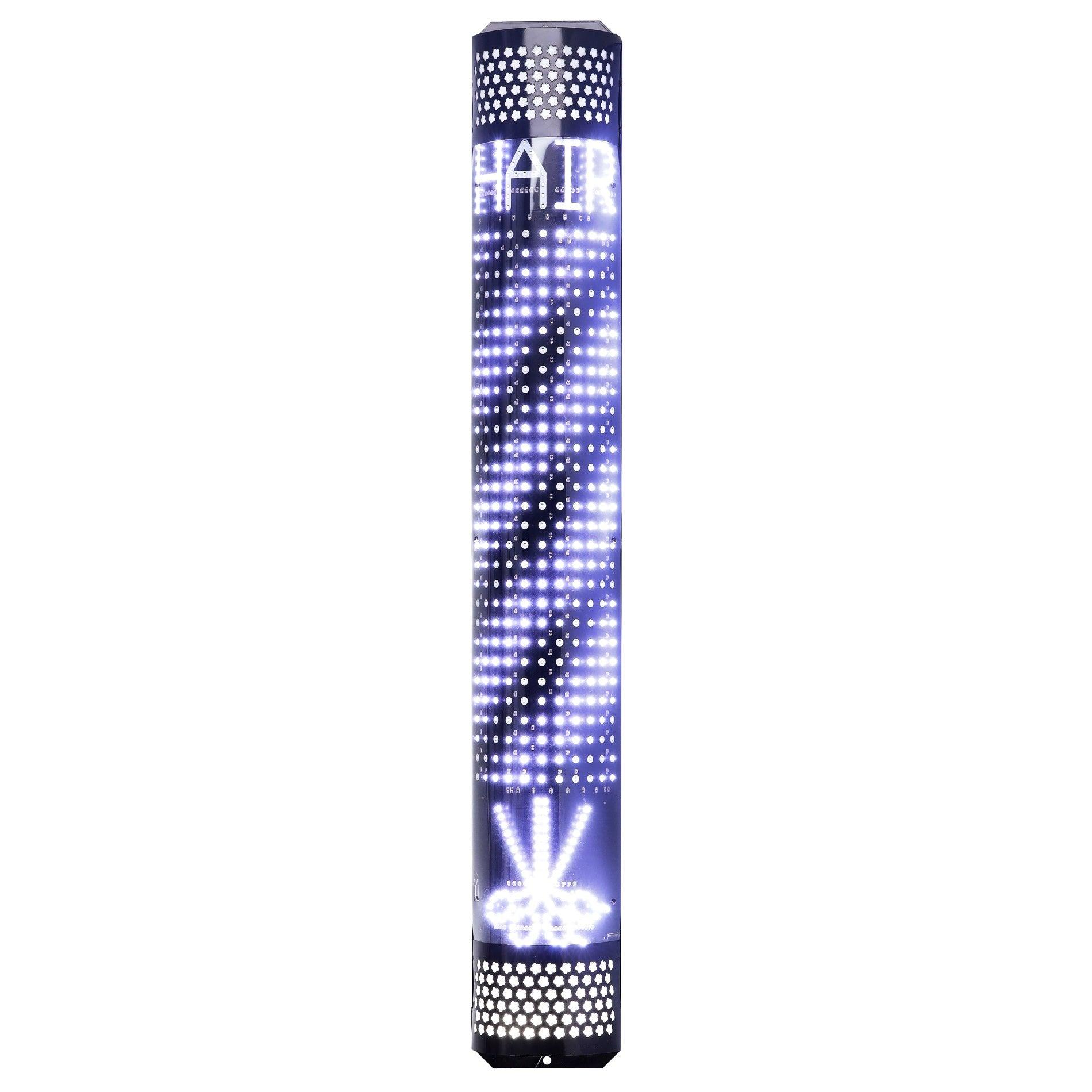 Besisukantis šviestuvas-lempa Barber Pole LED, 120cm