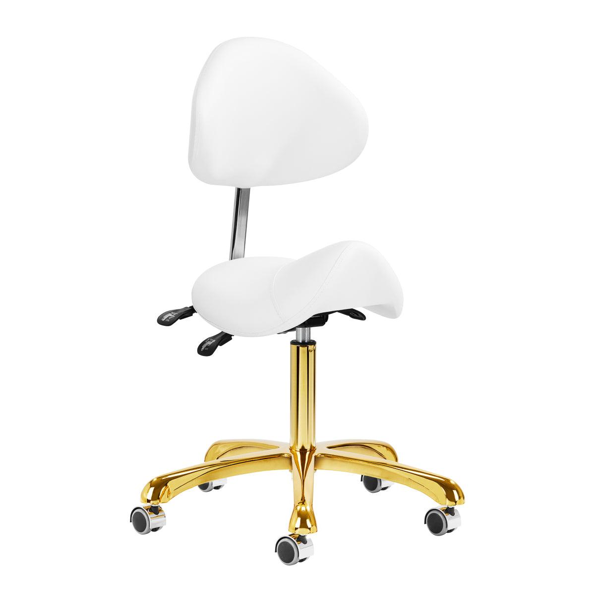 GIOVANNI meistro kėdė 1004 GOLD WHITE, balta