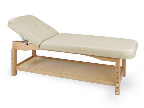 Medinis gultas NOVA LIGHT WOOD su veido anga K033, smėlio spalvos