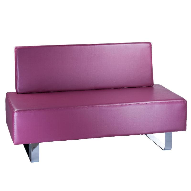 Laukiamojo sofa MESSINA BD-6713, purpurinės spalvos