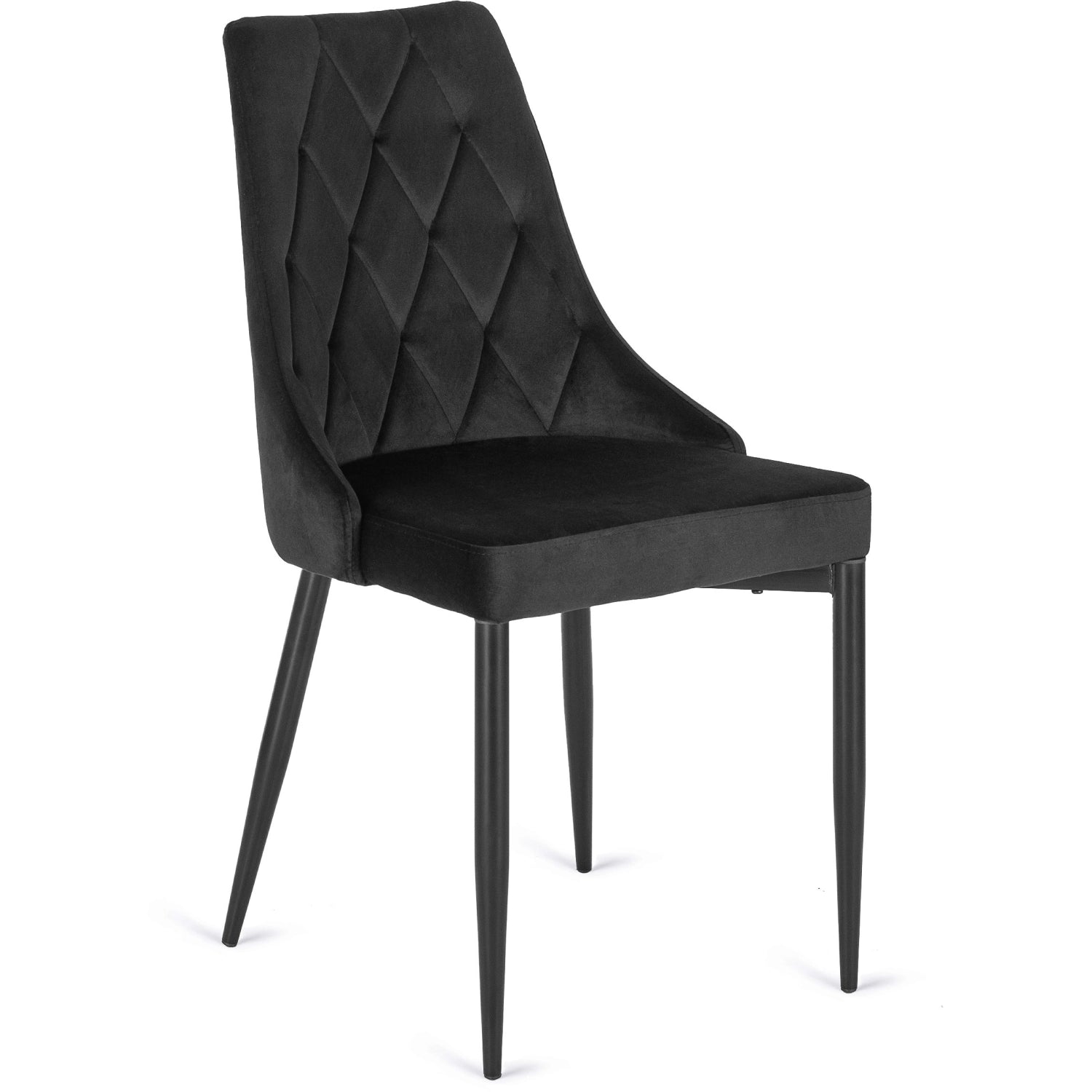 Kėdė CORK Black, juodas aksomas