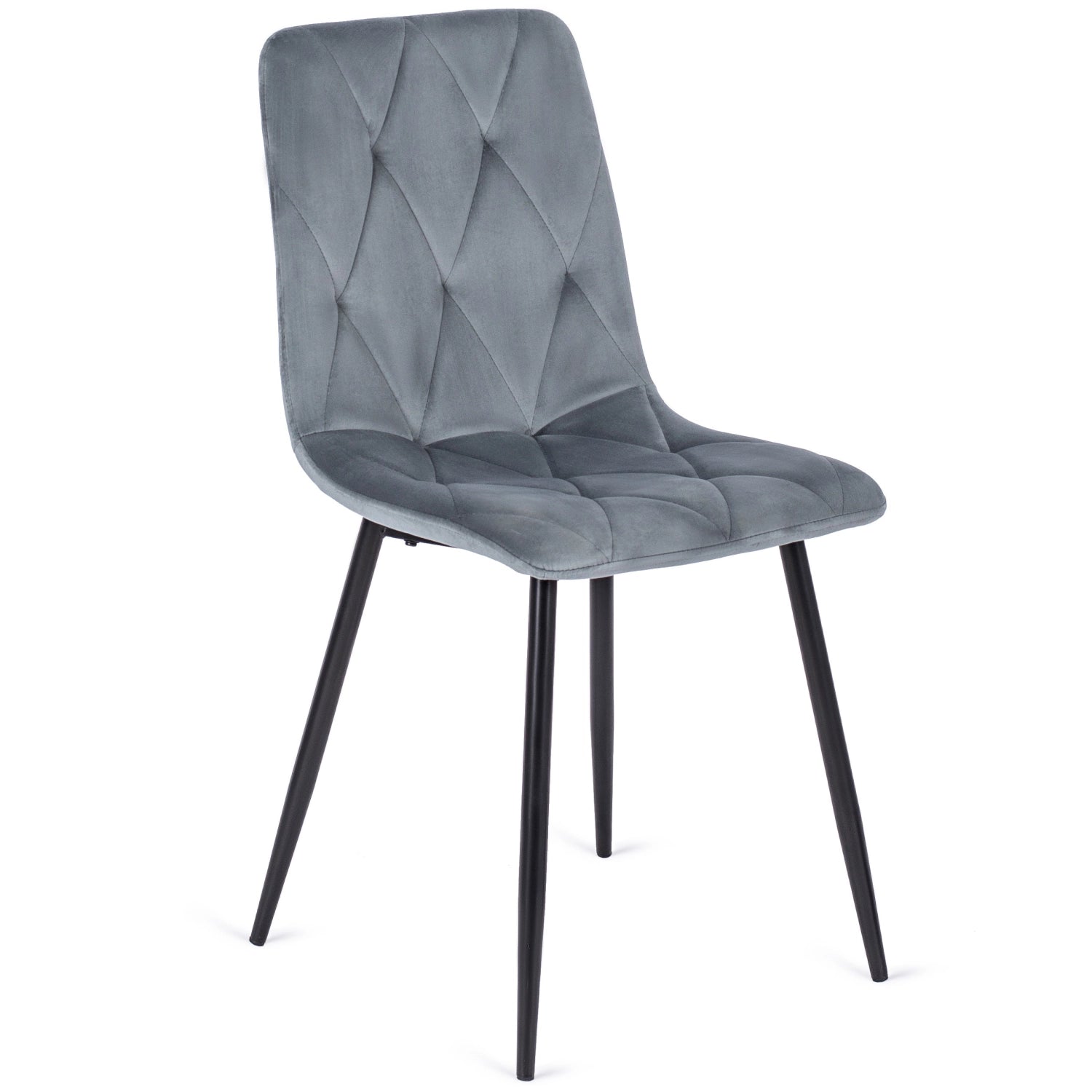 ROBIN 2 Grey kėdė, pilkos spalvos aksomas