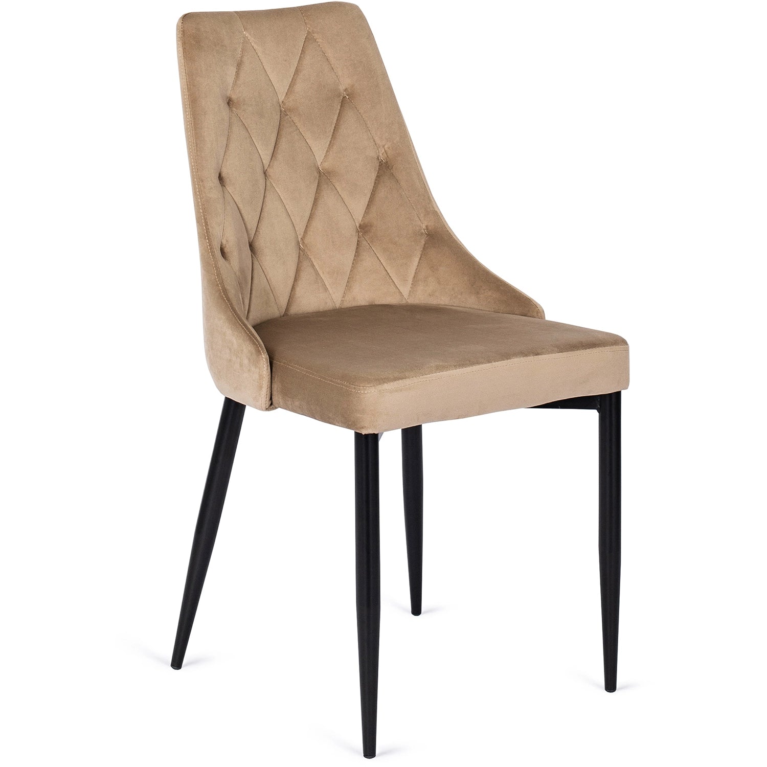 Kėdė CORK Beige, smėlinis aksomas