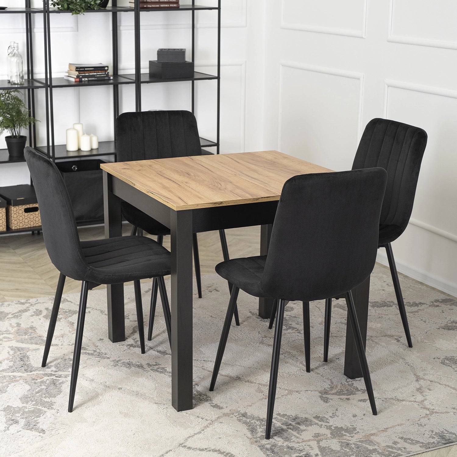 BEN stalas 80-200 cm Craft Oak