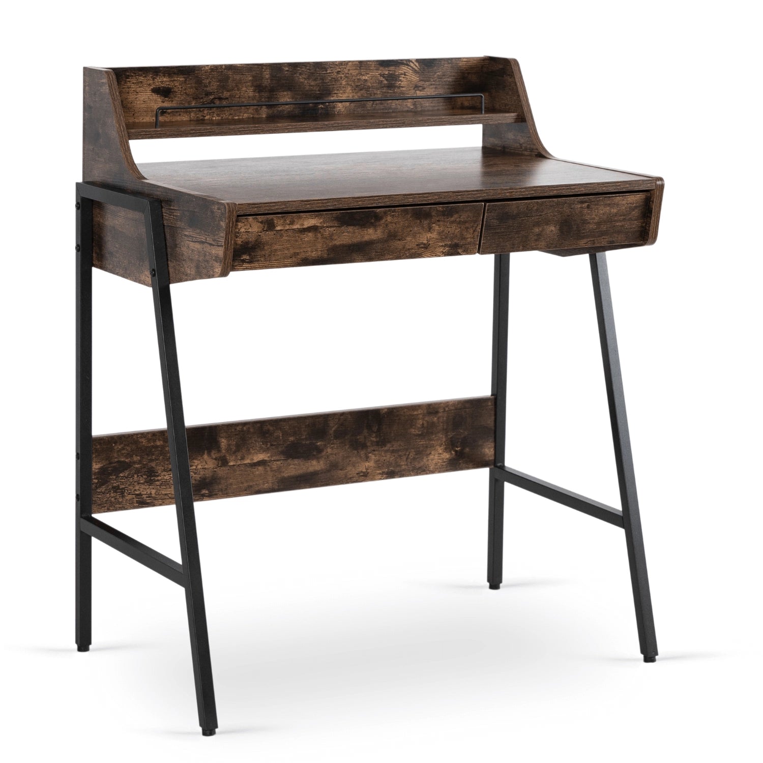 PERI rašomasis stalas 77 cm Rustic ąžuolas/juodas