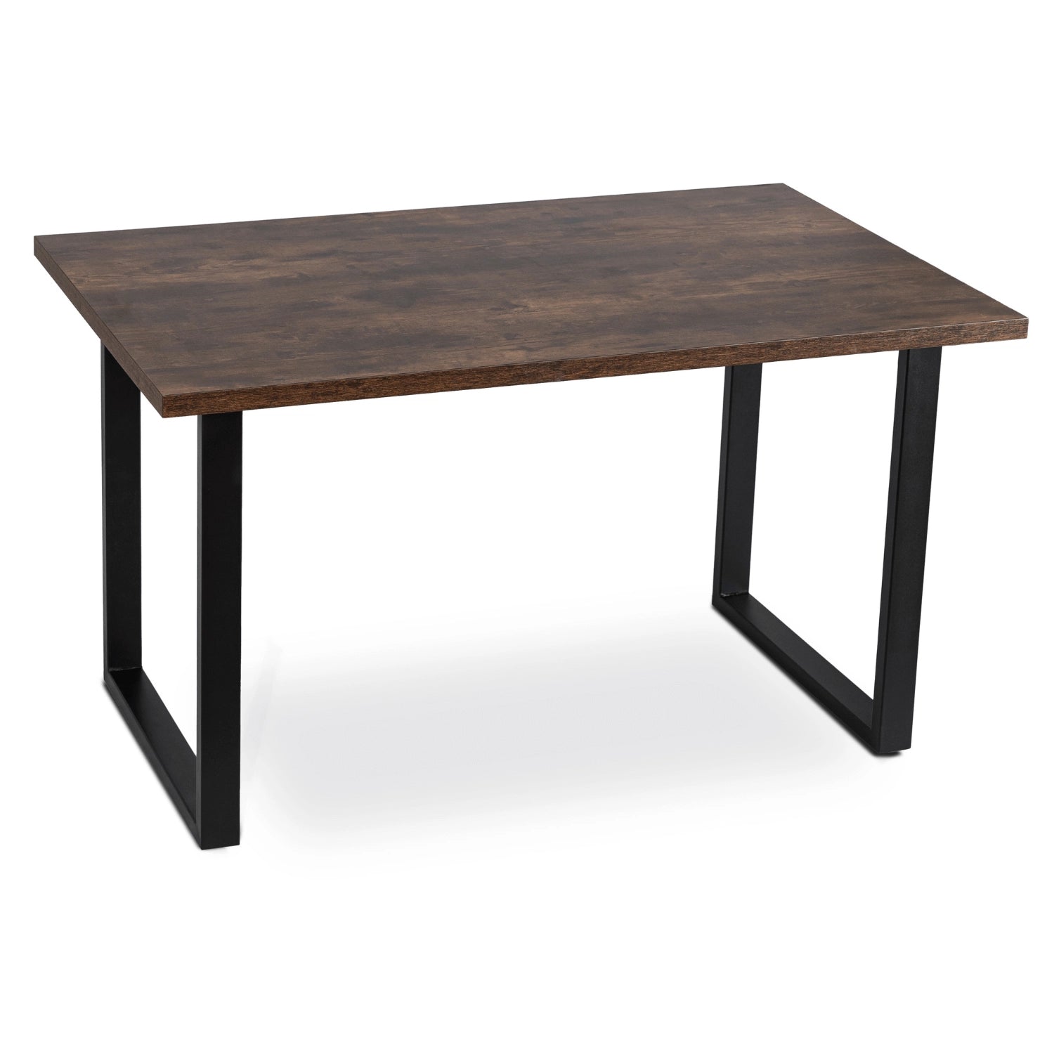 GLOS stalas 135 cm Rustic ąžuolas/juodas