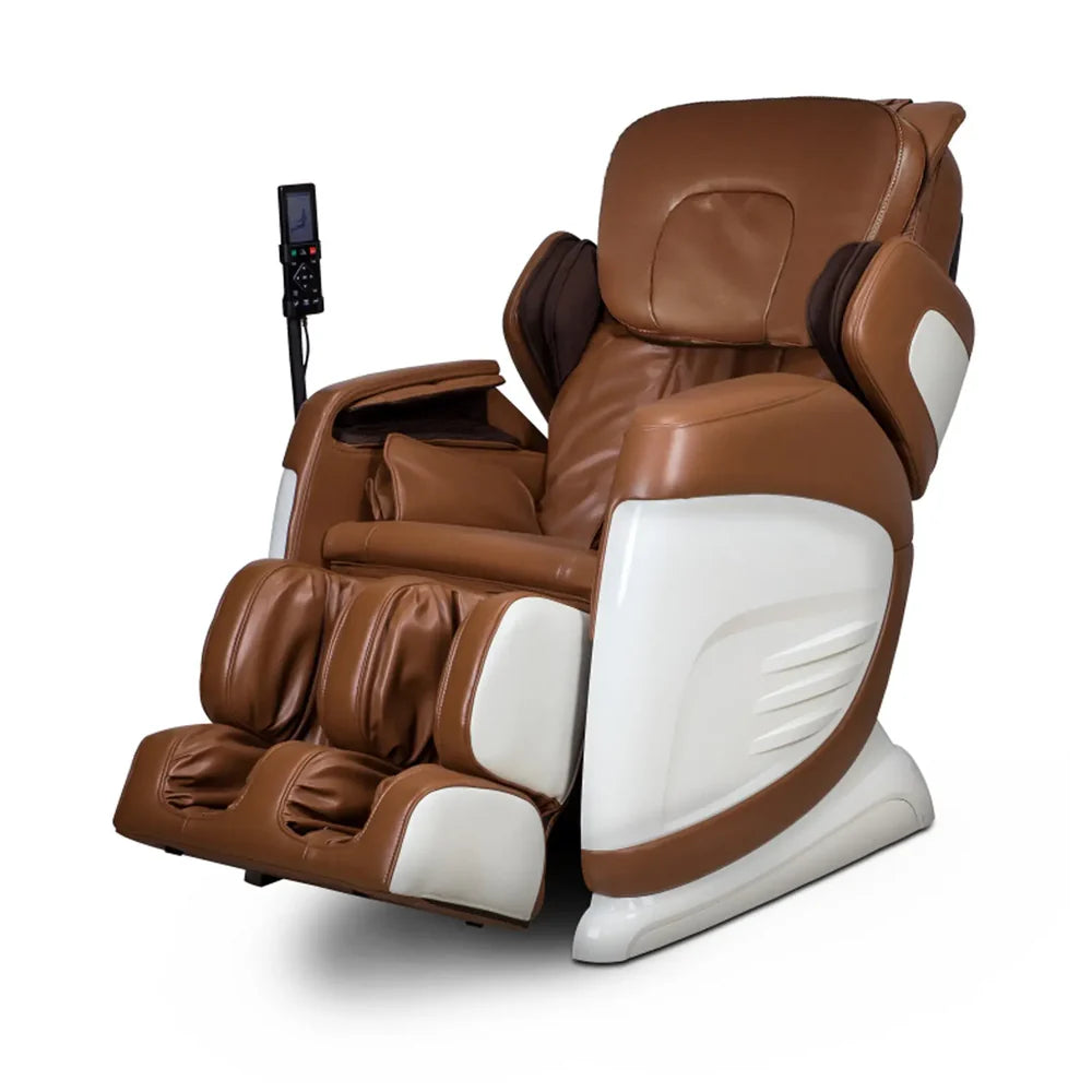 Masažinis krėslas Aspria by NAIPO Classic-Comfort, rudos spalvos