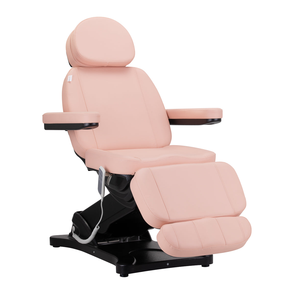 Elektrinis kosmetinis krėslas SILLON CLASSIC 3 varikliai, rožinis su juodu