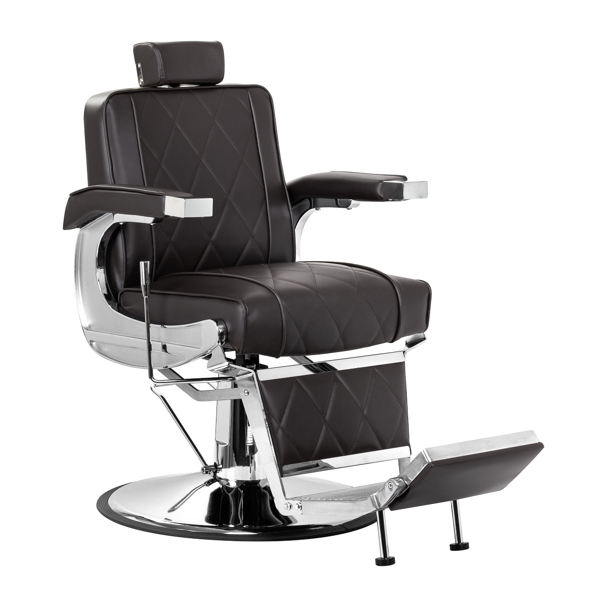 HAIR SYSTEM barberio kėdė BM88066, ruda