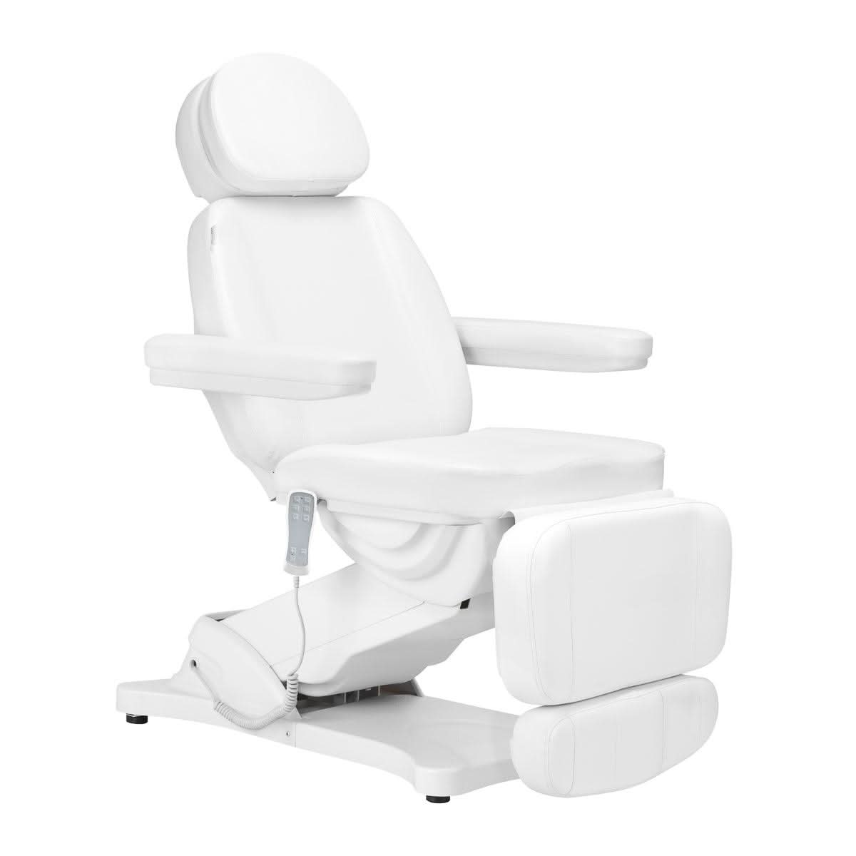 Elektrinis kosmetologinis gultas SILLON CLASSIC SECOND EDITION 3 varikliai su šildymu, baltas
