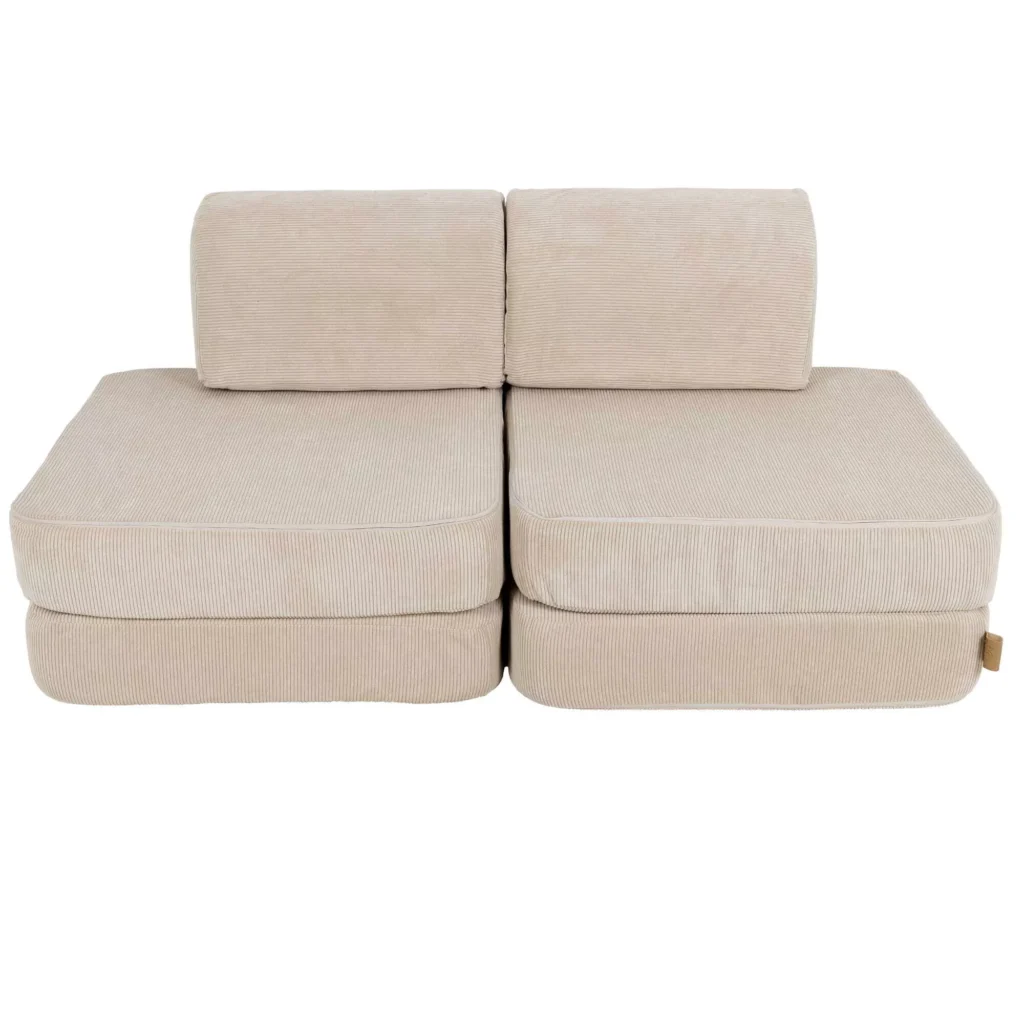 Kišeninė sofa Basic Slimcord Ecru