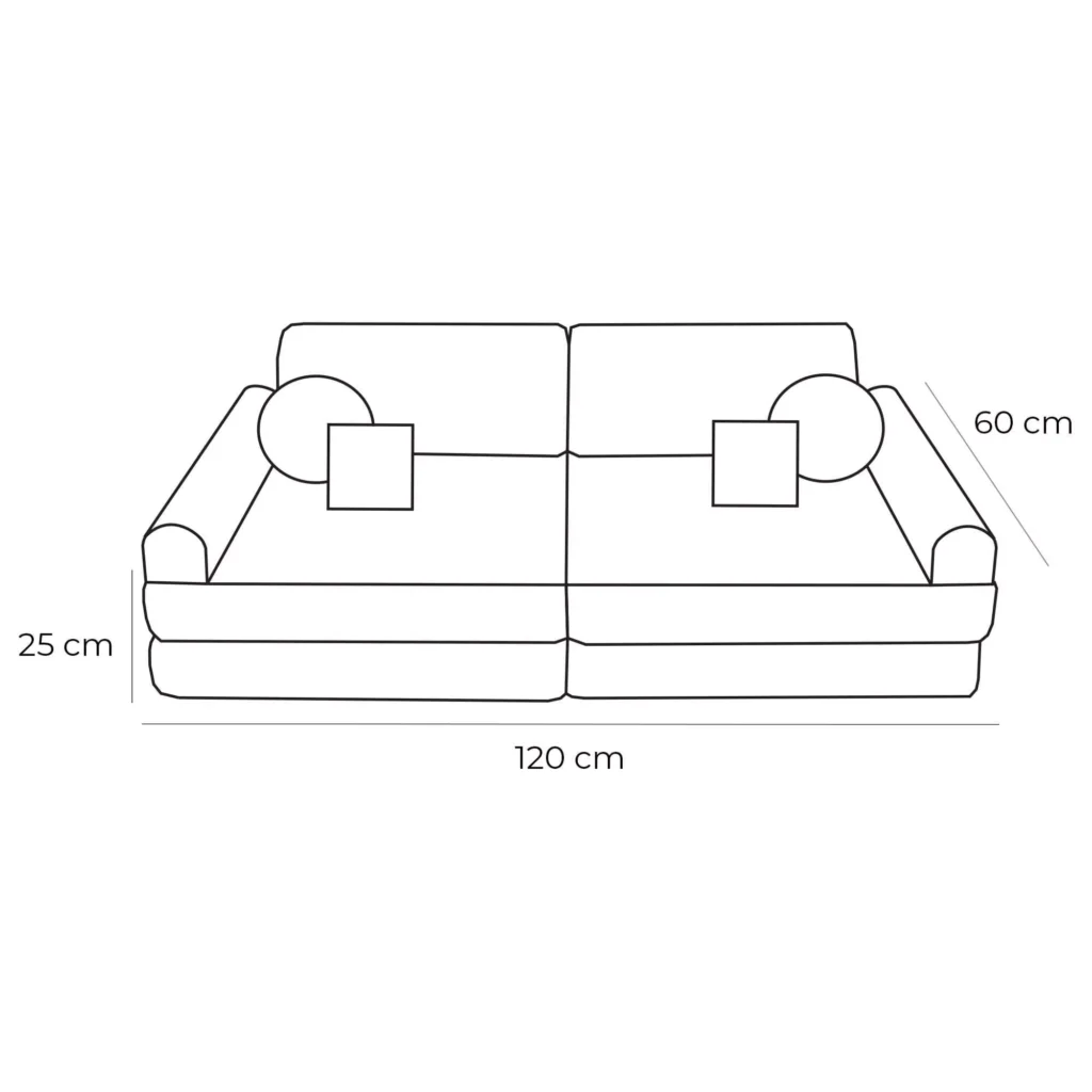Kišeninė sofa Plus Bearly Cream