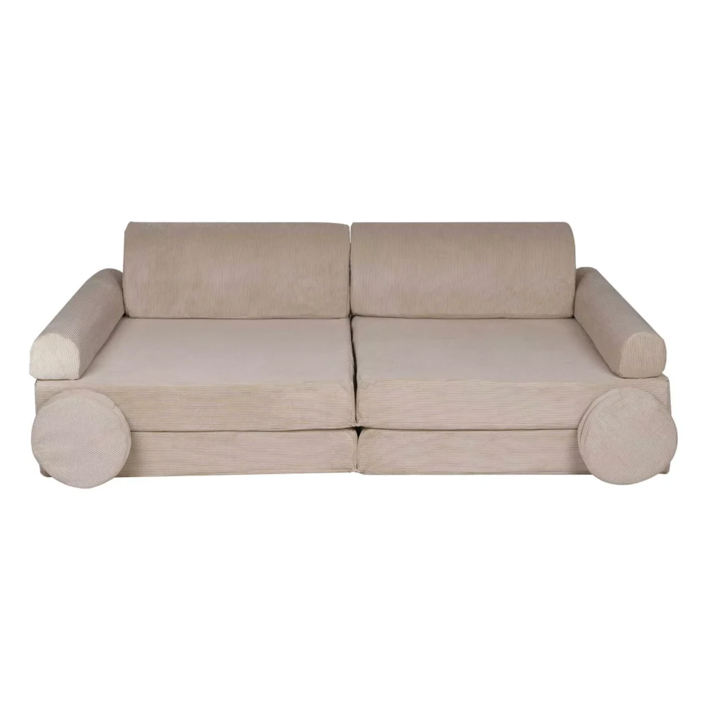 "Slimcord Premium" vaikiška sofa Ecru