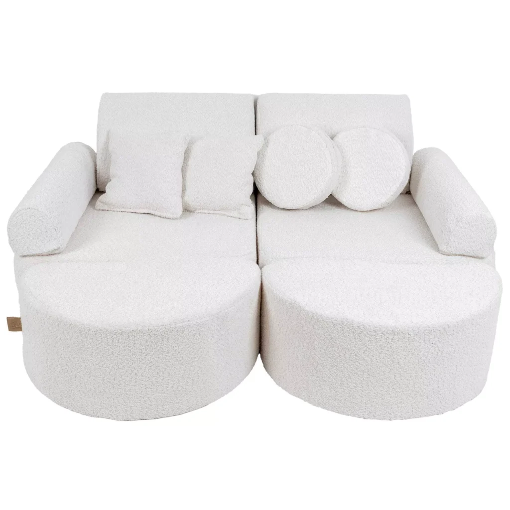 Kišeninė sofa "Max Boucle White