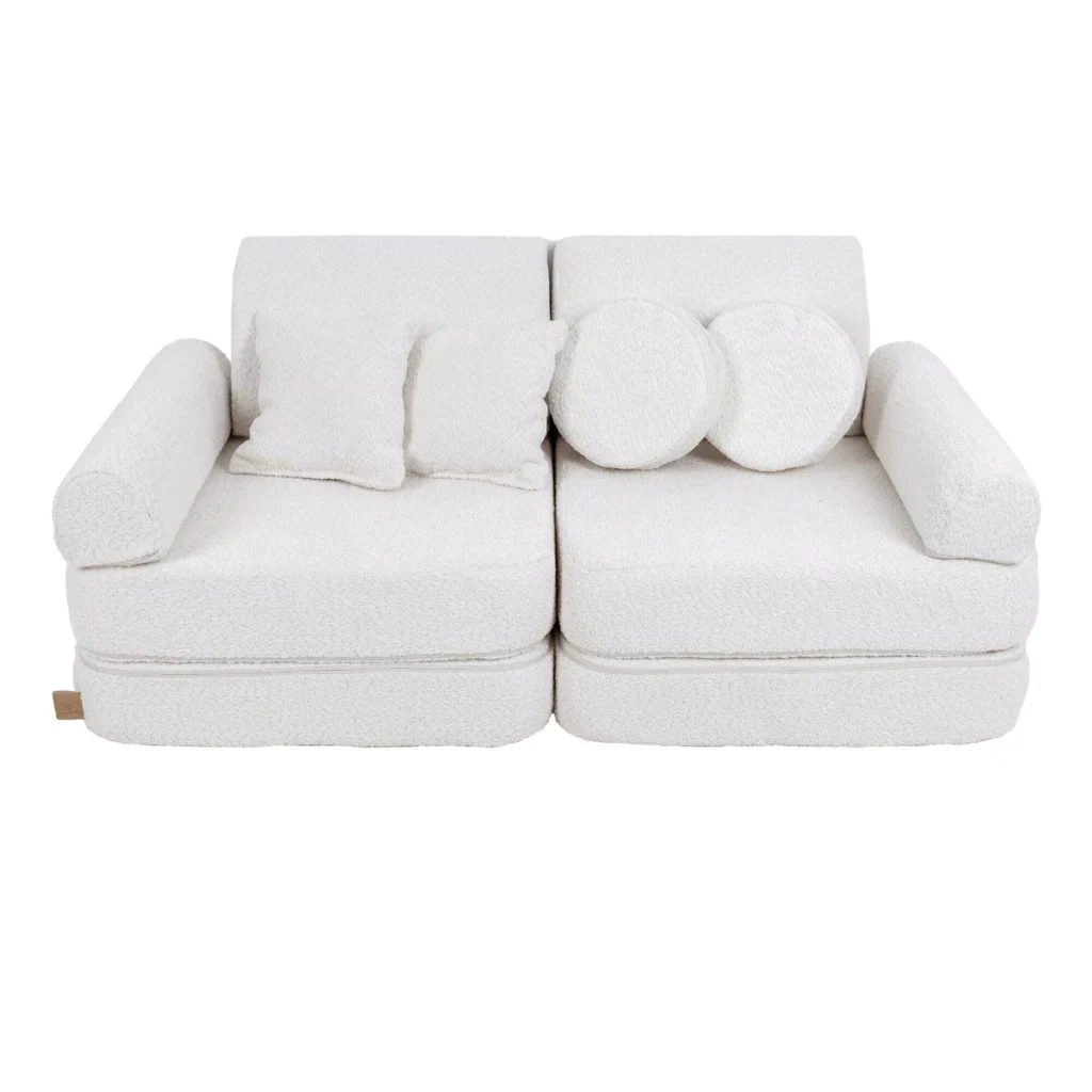 Kišeninė sofa "Plus Buckle White