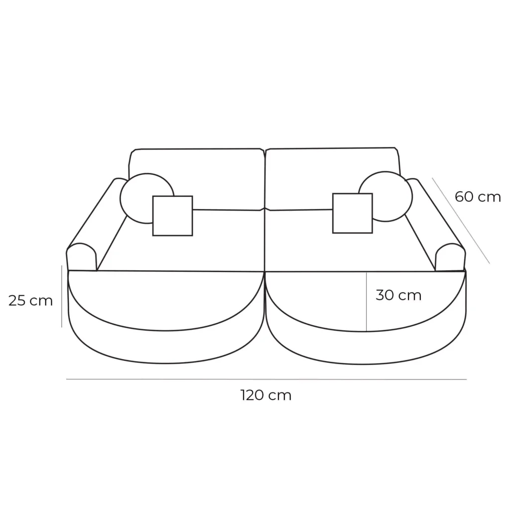 Kišeninė sofa "Max Bearly Cream