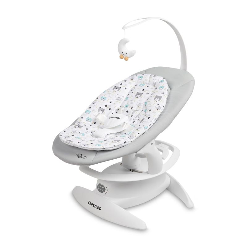 Caretero elektrinis supamas gultukas 2in1 Noco, grey