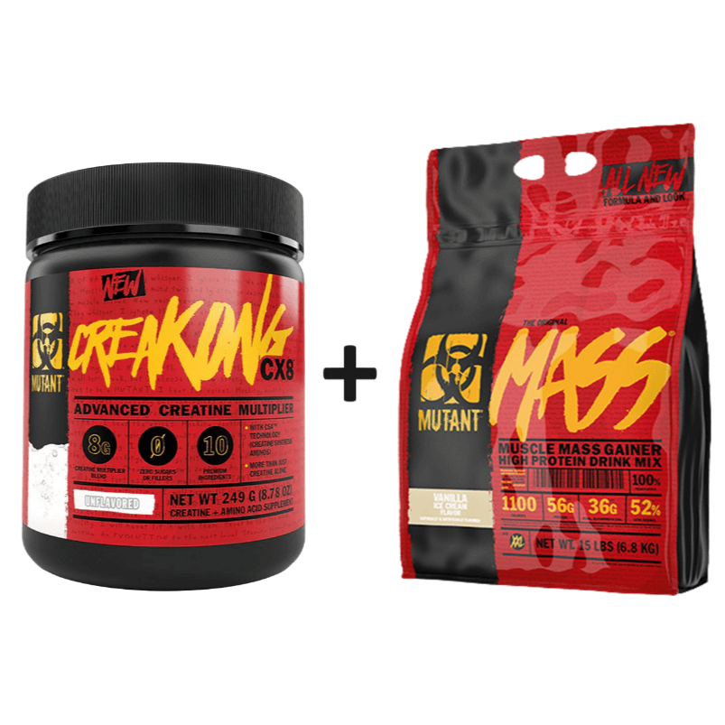 MUTANT Mass 6800g + Creakong CX8 249g DOVANŲ! Sausainiai