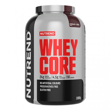 NUTREND Whey Core - 1800g Šokoladas-kakava