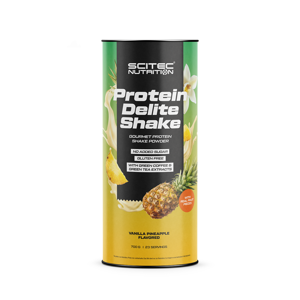 Scitec Protein Delite Shake 700 g. - Strawberry white chocolate skonis