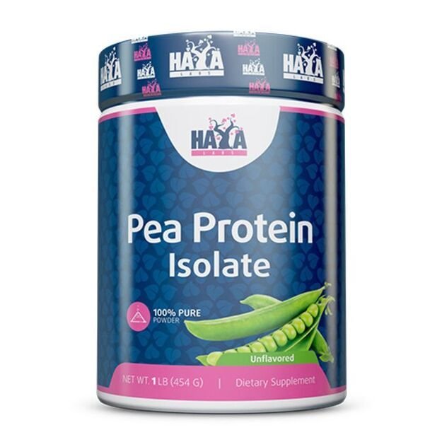 Haya Labs All Natural Pea Protein Isolate 454 g. - Unflavored skonis