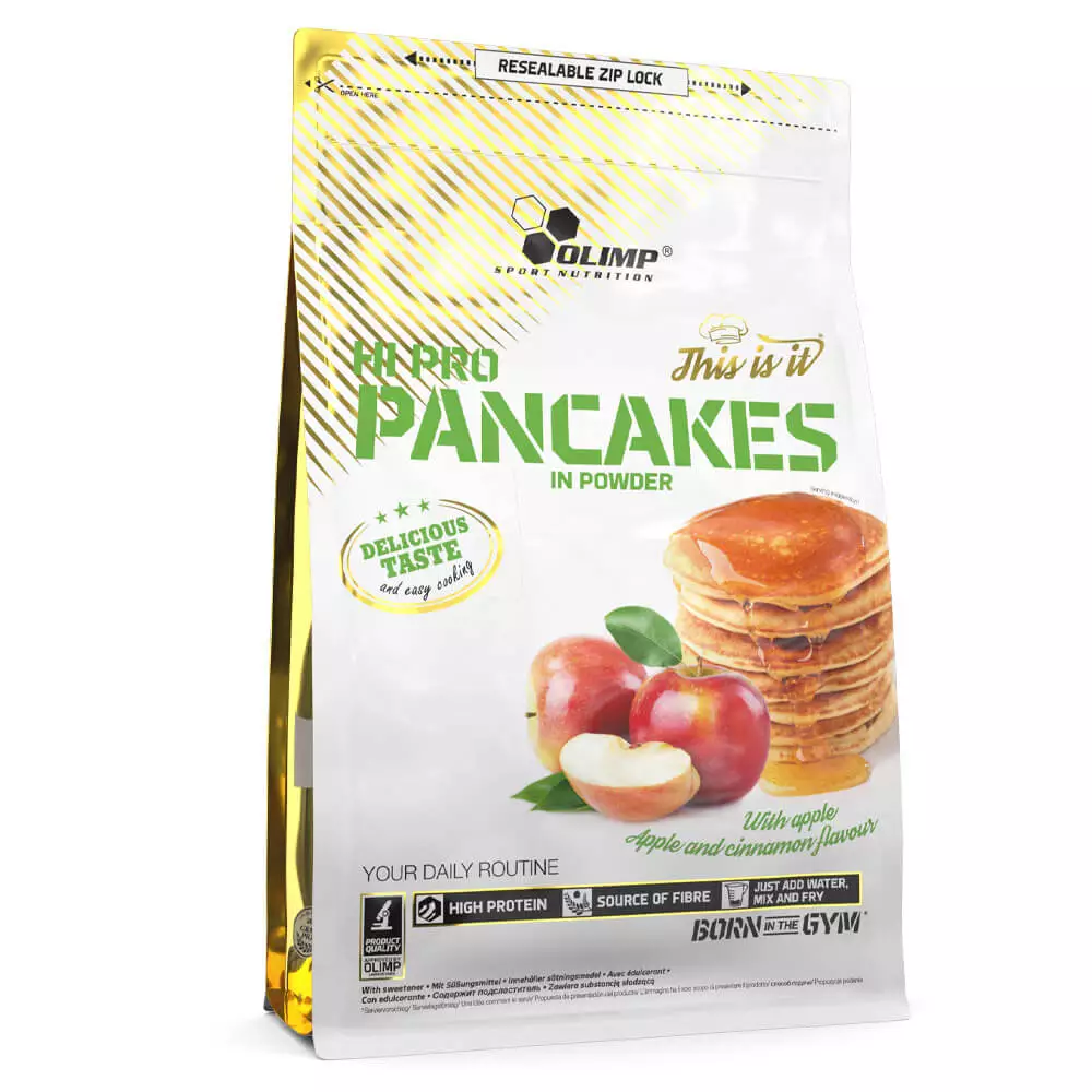 Olimp Hi Pro Pancakes 900 g. - Raspberry skonis