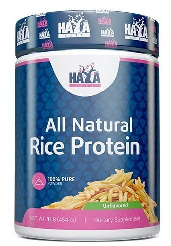 Haya Labs All Natural Rice Protein 454 g. - Unflavored skonis
