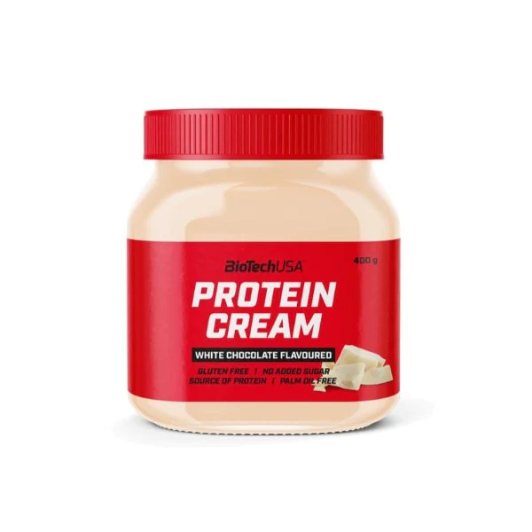 BioTech Protein Cream 400 g. - White chocolate skonis
