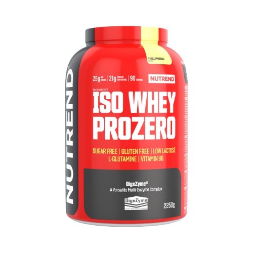 Nutrend Iso Whey ProZero, 2250 g - Šokoladinio pyrago