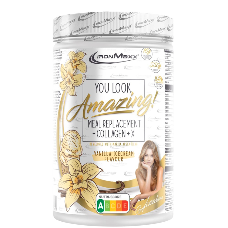 IronMaxx You Look Amazing Meal Replacement 550 g. - Vanilla ice cream skonis