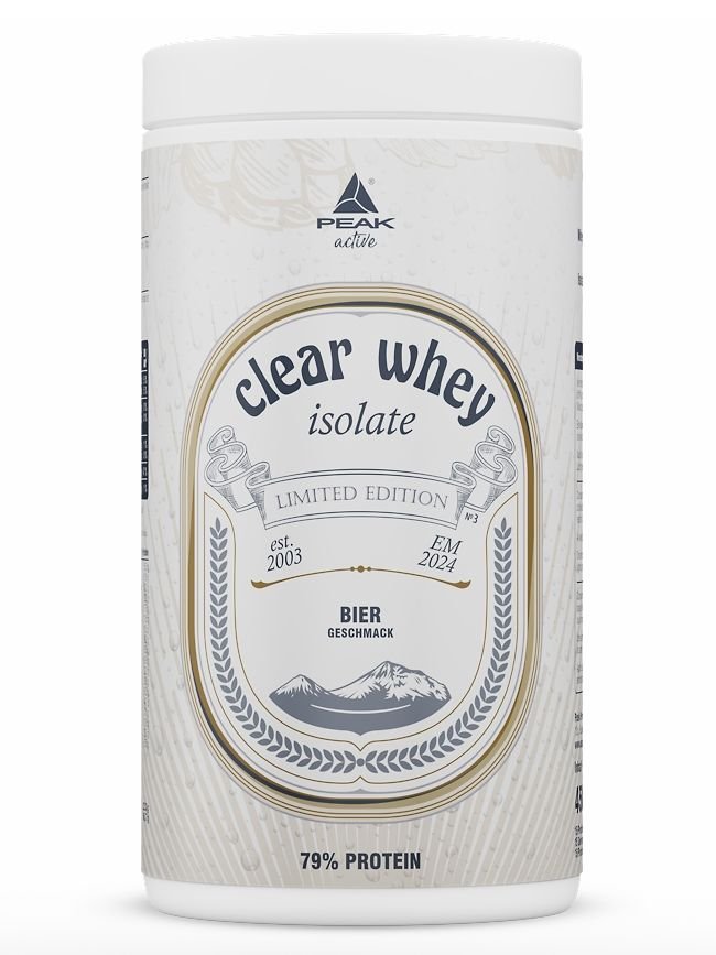 Peak Clear Whey Isolat - Limited Edition - Alaus baltymas 450 g. - Beer skonis