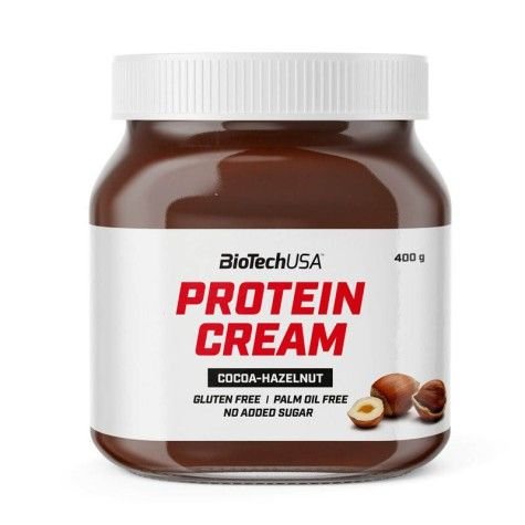 BioTech Protein Cream 400 g. - Cocoa-Hazelnut skonis