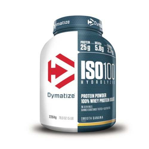 Dymatize baltymų išrūgų izoliatas ISO 100, 2.264 kg - Braškių