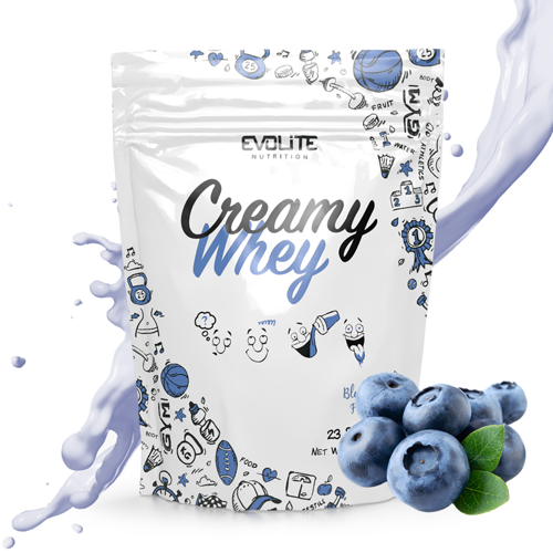 Evolite Creamy Whey 700 g. - Strawberry milkshake skonis