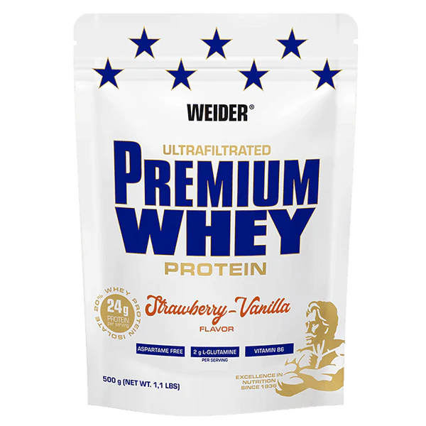 WEIDER Premium Whey - 500g Vaniliniai ledai